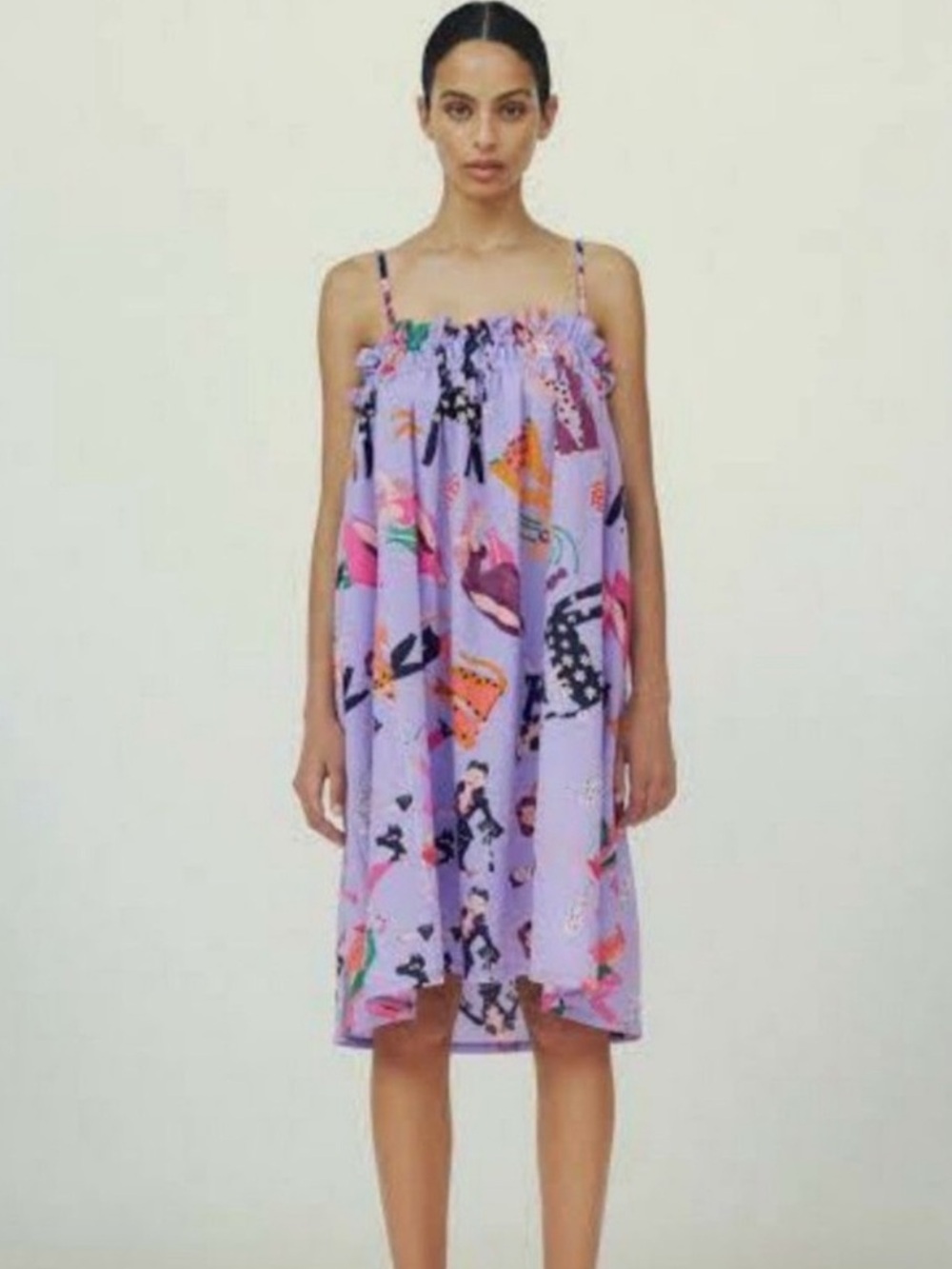 Miranda Makaroff x Zara In Art Dress
